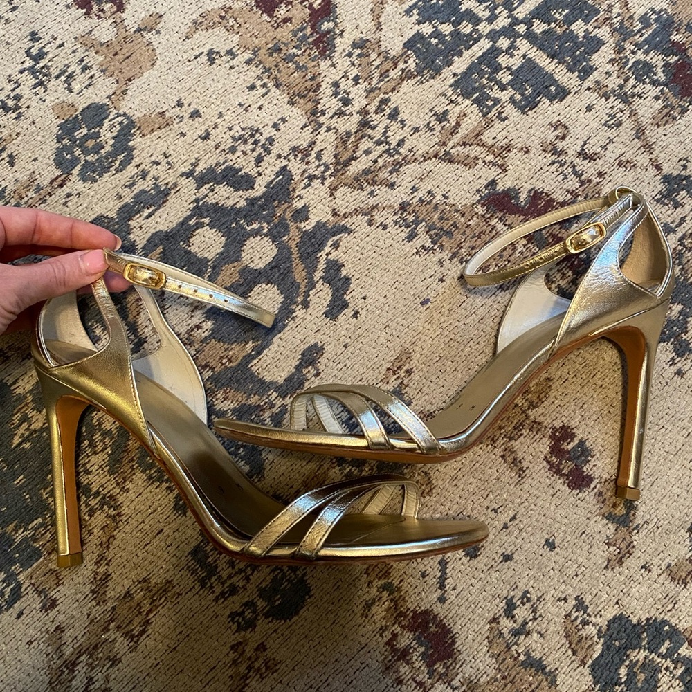 Stuart Weitzman - Speedy Supple Kid Sandel Heels